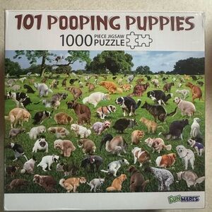 101 Pooping Puppies Jigsaw Puzzle